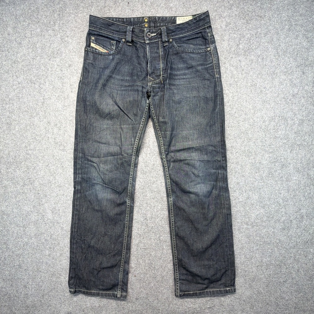 Diesel Larkee Jeans Mens 30x32 (Fits 32x29) Regular Straight Leg Wash 0088Z